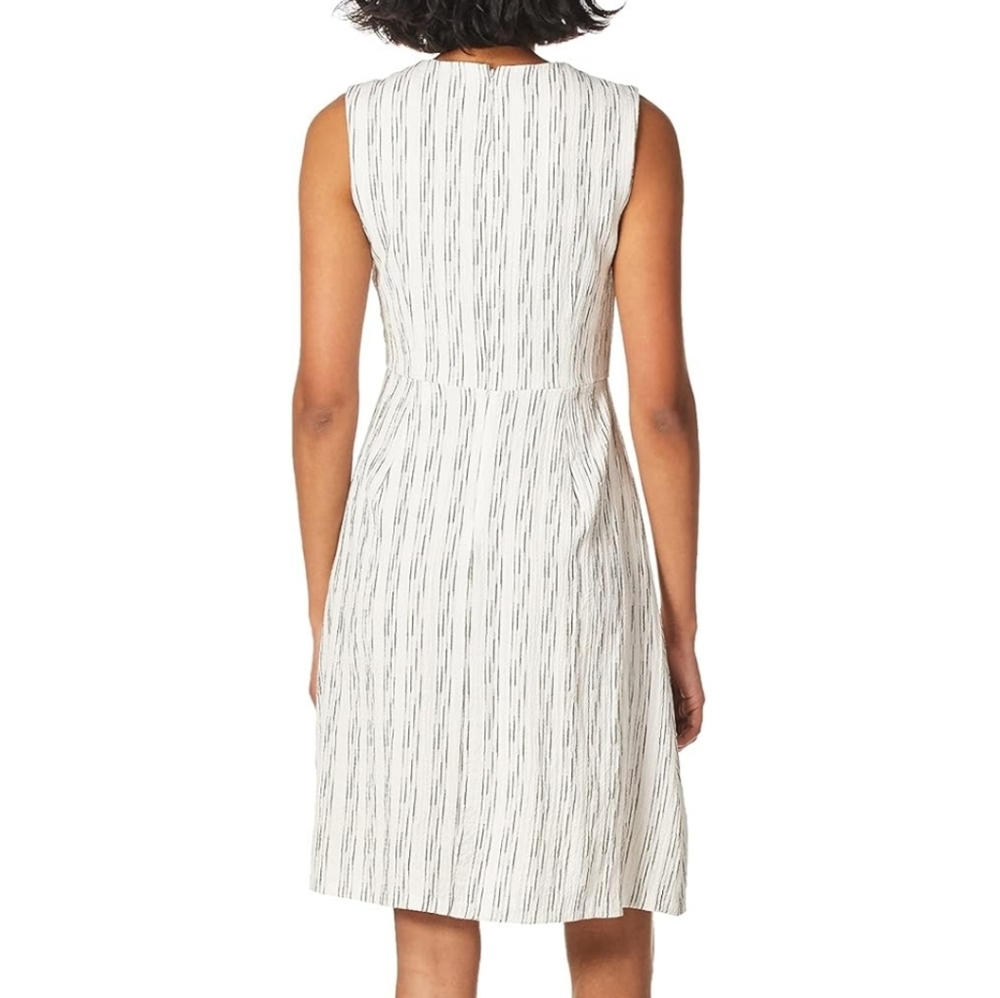 Calvin Klein Women's Sleeveless Dress with Side Pleated Ruffle Size 12 - Picture 6 of 16